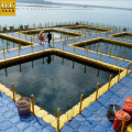 Modular cube floating dock pontoon for floating platform